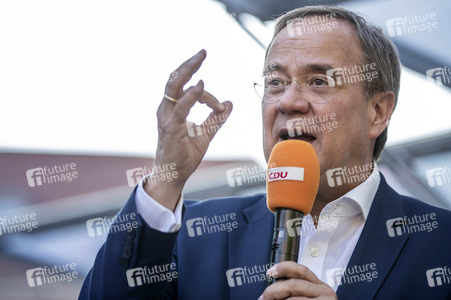 CDU-Wahlkampfveranstaltung mit Armin Laschet in Erfurt