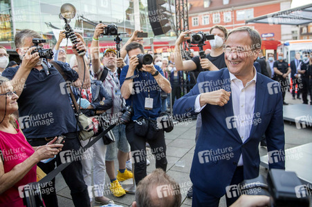 CDU-Wahlkampfveranstaltung mit Armin Laschet in Erfurt