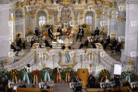 Trauerstaatsakt zu Ehren von Kurt Biedenkopf in Dresden