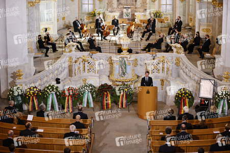 Trauerstaatsakt zu Ehren von Kurt Biedenkopf in Dresden