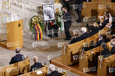 Trauerstaatsakt zu Ehren von Kurt Biedenkopf in Dresden