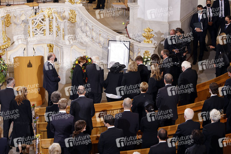 Trauerstaatsakt zu Ehren von Kurt Biedenkopf in Dresden