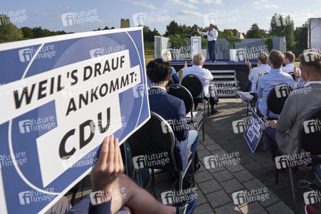 Wahlkampfarena der Jungen Union in Hannover