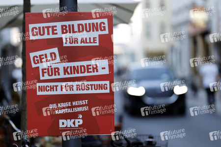 Wahlplakat der DKP in Köln