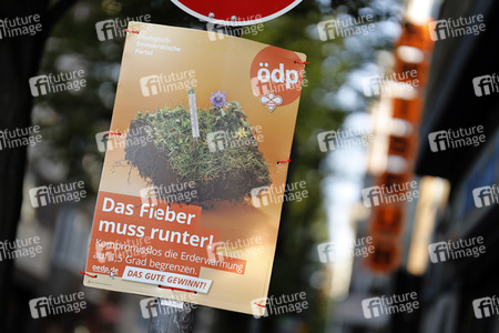 Wahlplakat der ödp in Köln