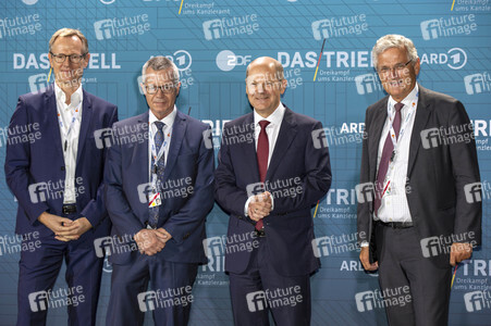 Triell - Dreikampf ums Kanzleramt in Berlin