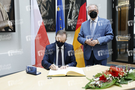 Reiner Haseloff empfängt Tomasz Grodzki in Berlin