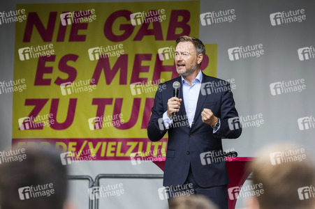 FDP-Wahlkampfveranstaltung mit Christian Lindner in Dresden