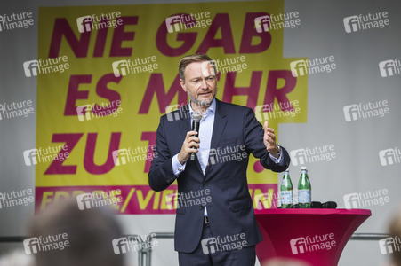 FDP-Wahlkampfveranstaltung mit Christian Lindner in Dresden