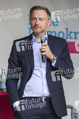 FDP-Wahlkampfveranstaltung mit Christian Lindner in Dresden