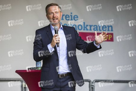 FDP-Wahlkampfveranstaltung mit Christian Lindner in Dresden