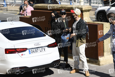 Ankunft auf dem San Sebastian International Film Festival 2021