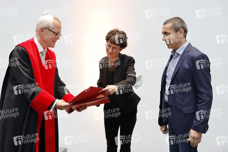 Ehrung für Özlem Türeci und Uğur Şahin in Köln