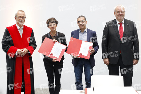 Ehrung für Özlem Türeci und Uğur Şahin in Köln