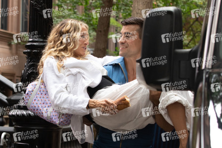 Dreharbeiten 'And Just Like That …' in New York