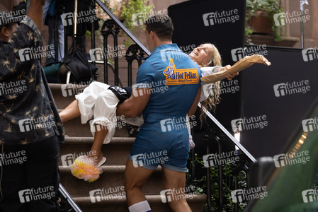 Dreharbeiten 'And Just Like That …' in New York