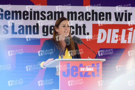 Die Linke-Wahlkampfveranstaltung mit Janine Wissler in Nürnberg