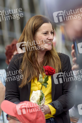 Die Linke-Wahlkampfveranstaltung mit Janine Wissler in Nürnberg
