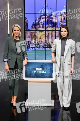 Triell - Dreikampf ums Kanzleramt in Berlin