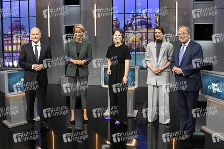 Triell - Dreikampf ums Kanzleramt in Berlin