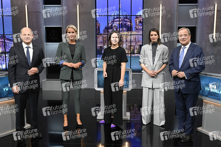 Triell - Dreikampf ums Kanzleramt in Berlin