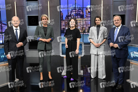 Triell - Dreikampf ums Kanzleramt in Berlin