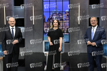 Triell - Dreikampf ums Kanzleramt in Berlin