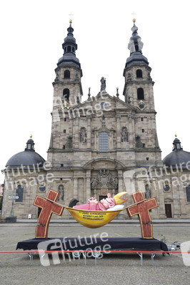 Protestaktion anlässlich der Vollversammlung der Deutschen Bischofskonferenz in Fulda