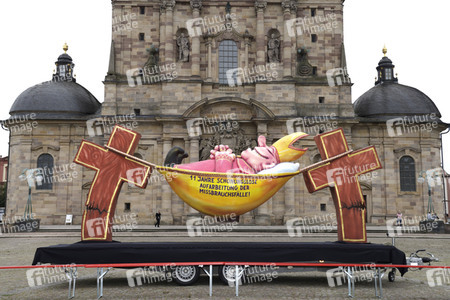 Protestaktion anlässlich der Vollversammlung der Deutschen Bischofskonferenz in Fulda