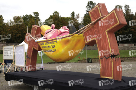 Protestaktion anlässlich der Vollversammlung der Deutschen Bischofskonferenz in Fulda