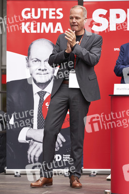 SPD-Wahlkampfveranstaltung mit Olaf Scholz in Lehrte