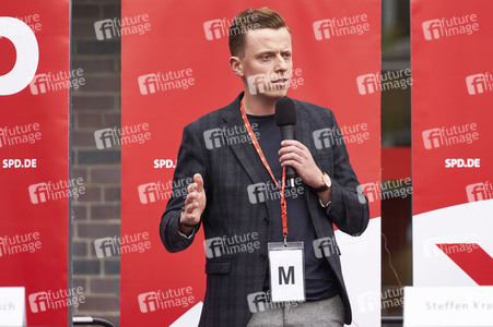 SPD-Wahlkampfveranstaltung mit Olaf Scholz in Lehrte