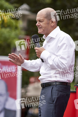 SPD-Wahlkampfveranstaltung mit Olaf Scholz in Lehrte