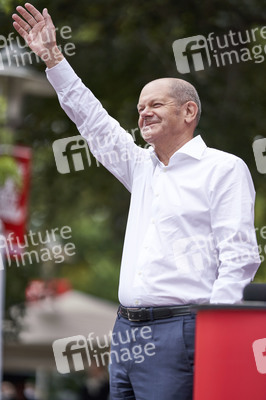 SPD-Wahlkampfveranstaltung mit Olaf Scholz in Lehrte