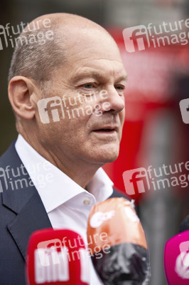 SPD-Wahlkampfveranstaltung mit Olaf Scholz in Lehrte