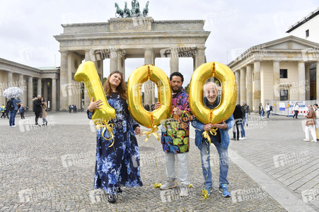 Fototermin 'Celebrate at the Gate - 100 Tage bis Silvester' in Berlin