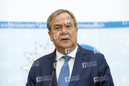 Pressekonferenz mit Armin Laschet und Herbert Reul in Düsseldorf