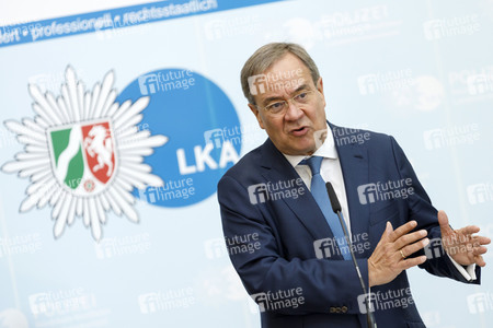 Pressekonferenz mit Armin Laschet und Herbert Reul in Düsseldorf