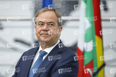 Pressekonferenz mit Armin Laschet und Herbert Reul in Düsseldorf