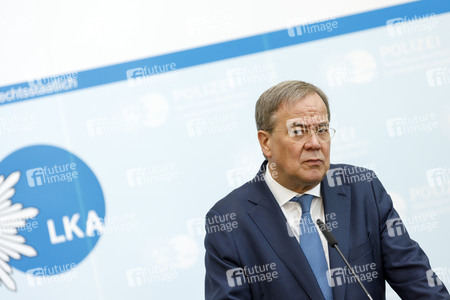 Pressekonferenz mit Armin Laschet und Herbert Reul in Düsseldorf