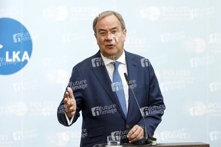 Pressekonferenz mit Armin Laschet und Herbert Reul in Düsseldorf