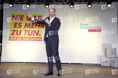 FDP-Wahlkampfveranstaltung mit Christian Lindner in München