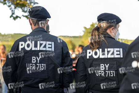 Bündnis 90/Die Grünen-Wahlkampfveranstaltung mit Annalena Baerbock und Anton Hofreiter in Würzburg