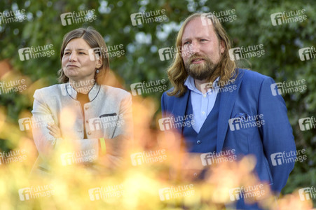 Bündnis 90/Die Grünen-Wahlkampfveranstaltung mit Annalena Baerbock und Anton Hofreiter in Würzburg