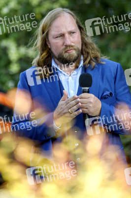 Bündnis 90/Die Grünen-Wahlkampfveranstaltung mit Annalena Baerbock und Anton Hofreiter in Würzburg
