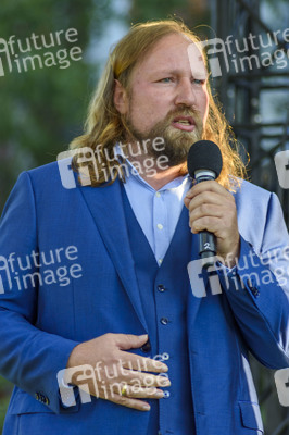 Bündnis 90/Die Grünen-Wahlkampfveranstaltung mit Annalena Baerbock und Anton Hofreiter in Würzburg