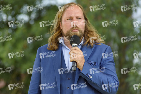 Bündnis 90/Die Grünen-Wahlkampfveranstaltung mit Annalena Baerbock und Anton Hofreiter in Würzburg