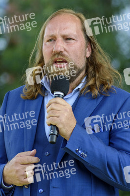 Bündnis 90/Die Grünen-Wahlkampfveranstaltung mit Annalena Baerbock und Anton Hofreiter in Würzburg