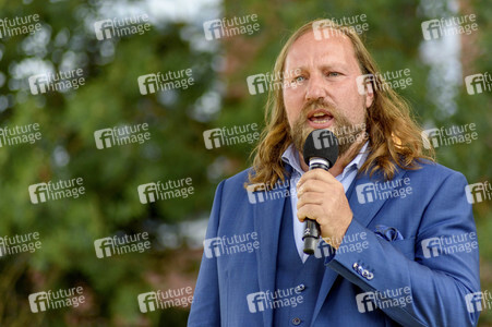 Bündnis 90/Die Grünen-Wahlkampfveranstaltung mit Annalena Baerbock und Anton Hofreiter in Würzburg