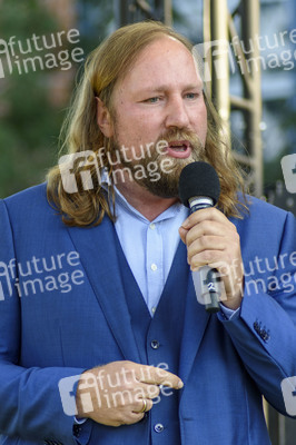 Bündnis 90/Die Grünen-Wahlkampfveranstaltung mit Annalena Baerbock und Anton Hofreiter in Würzburg
